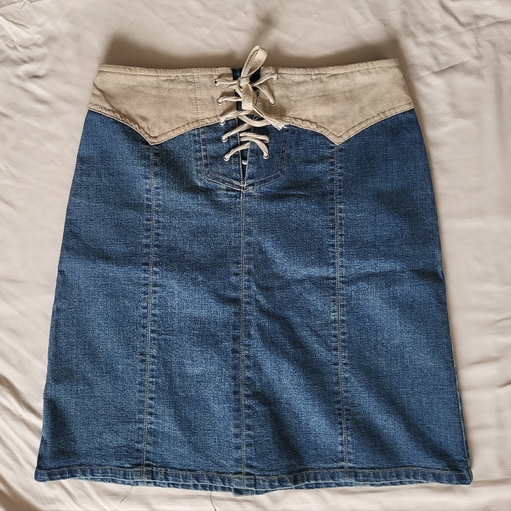 Vintage Denim Skirt